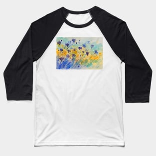 watercolor cornflowers Baseball T-Shirt